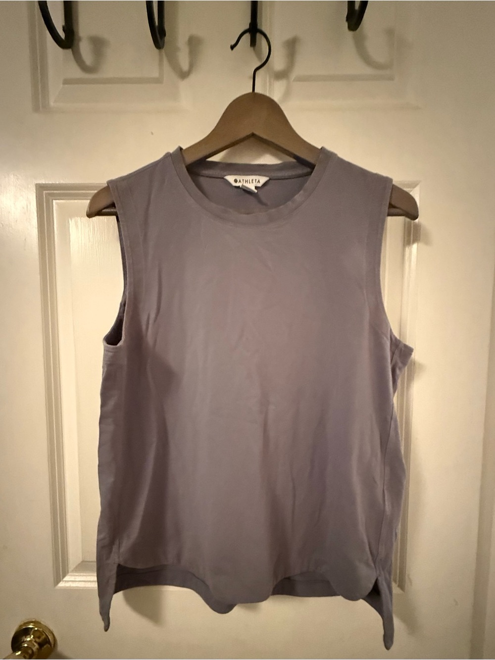 Athleta Light Lavender Sleeveless Muscle Tank